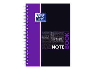 Oxford Etudiants - Cahier Notebook B5 (19 x 25 cm) - 160 pages - petits carreaux (5x5 mm) - double spirale - disponible dans différentes couleurs