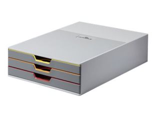 Durable Varicolor - Module de classement 3 tiroirs - multicolore