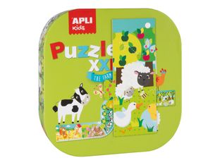 Apli Kids - Puzzle XXL 12 pièces - la ferme