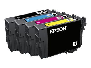 Epson 502 Jumelles - pack de 4 - noir, cyan, magenta, jaune - cartouche d'encre originale