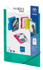 Viquel Propyglass - Chemise à 3 rabats personnalisable - A4 - vert