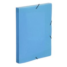Viquel Propyglass - Boîte de classement plastique - dos 30 mm - bleu