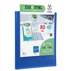Viquel - Porte vues personnalisable - 80 vues - A4 - bleu