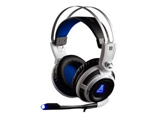 THE G-LAB KORP200 - Casque gamer filaire avec micro - noir/gris