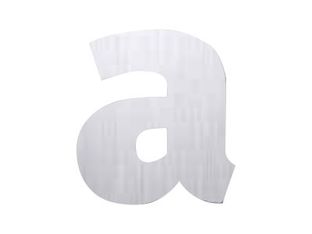 Pickup Alu Brosse - Étiquette autocollante 145 mm - Lettre A