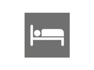 Pickup Home 3D - Plaque Acrylique Chambre - 9 x 9 cm - gris