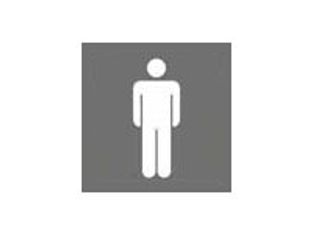 Pickup Home 3D - Plaque Acrylique Hommes - 9 x 9 cm - bois