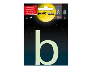 Pickup Glow in the dark - Étiquette autocollante phosphorescente 100 mm - Lettre B