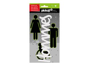 Pickup - Plaque de porte 3D Pro - Hommes - blanc
