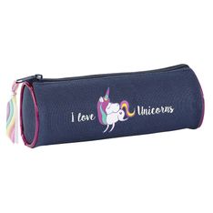 Trousse Licorne bleu marine 1 compartiment Viquel