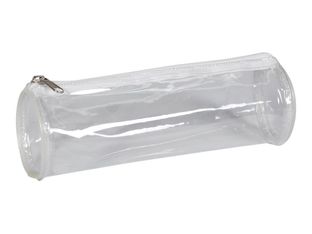 Clairefontaine Fantasy - Trousse ronde transparente - spécial examen