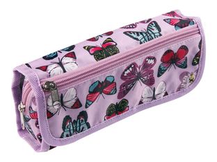 Clairefontaine Fantasy - Trousse rectangulaire à rabats - décor papillon