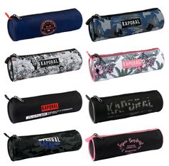 Kaporal - Trousse ronde 1 compartiment - 8 coloris disponibles - Oberthur