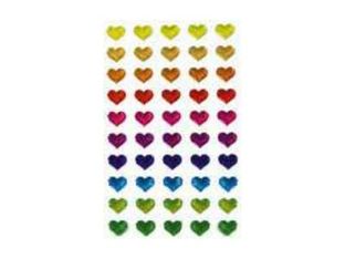 Maildor - 1 feuille gommettes cœurs