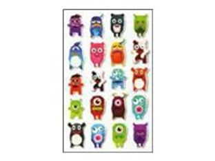 Maildor - 1 feuille gommettes monstres - 