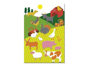 Maildor - 2 feuilles gommettes ferme