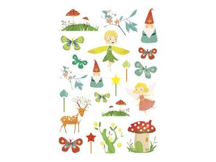 Maildor - 6 feuilles gommettes fées