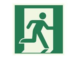 Pickup - Panneau adhésif - 150 x 150 mm - direction à droite