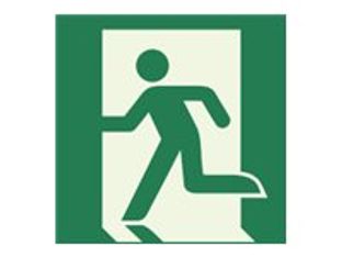 Pickup - Panneau adhésif - 150 x 150 mm - direction à gauche