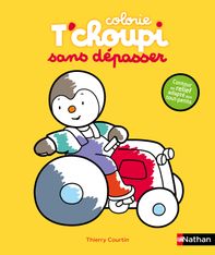 Colorie T'choupi sans dépasser - Tracteur