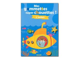 L'océan - Mes Gommettes Super Chouettes! - livre à colorier