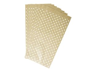 Clairefontaine - 50 Pochettes kraft étoiles - 15 cm x 6 cm x 31 cm