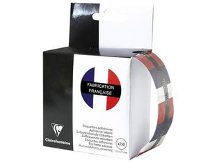 Clairefontaine - 250 Étiquettes cadeau made in France - 8 x 4 x 12 cm - boîte distributrice