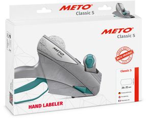 METO Proline - Etiqueteuse 1 ligne - fourni avec 1000 étiquettes blanches 26 x 12 mm