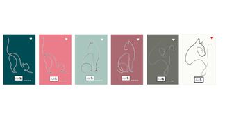 Lecas Katt - Agenda 1 semaine sur 2 pages - 16 x 24 cm - différents modèles disponibles