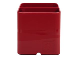 Exacompta Pen-Cube - Pot à crayons rouge