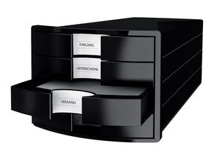 HAN Impuls - Module de classement 4 tiroirs - noir