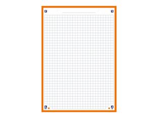 Oxford - Pack de 30 Fiches Bristol Scribzee - A5 - petits carreaux - perforées - orange