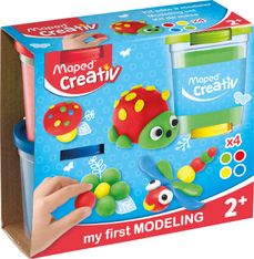 Maped Creativ - 4 pots de pâte à modeler - 30gr