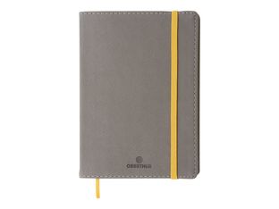 Oberthur Carmen - Carnet de notes souple A6 - ligné - 200 pages - taupe