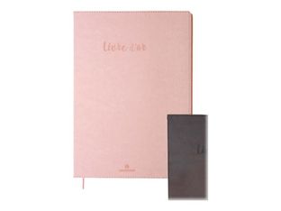 Oberthur Carmen - Livre d'or - A4 portrait - rose