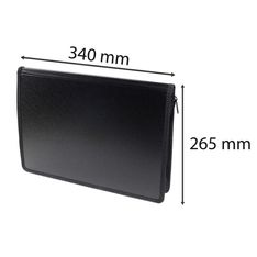 Exacompta Exactive Exawallet - Conférencier zippé - noir
