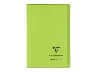 Clairefontaine Koverbook - Carnet polypro 11 x 17 cm - 96 pages - petits carreaux (5x5 mm) - disponible dans différentes couleurs