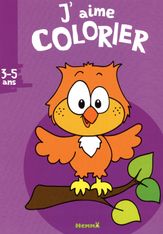 J'aime colorier (3-5 ans) - hibou