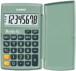 Calculatrice de poche Casio Petit-FX LC-401LV - 8 chiffres - alimentation batterie - vert