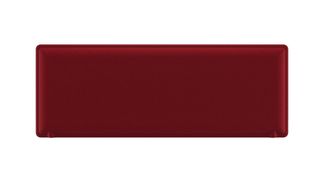 Panneau acoustique avec patine de fixation - L140 x 40 cm - Rouge