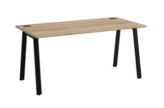 Bureau MAMBO - 120 cm - Pieds métal - Chêne Sonoma/noir