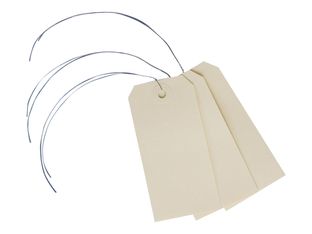 Avery - 1000 Étiquettes américaines à œillets avec fil de fer - 100 x 51 mm - réf 75-400