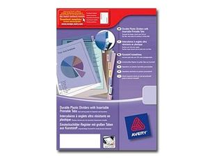 Avery - Double pochette intercalaire 8 positions - A4 Maxi - polypropylène