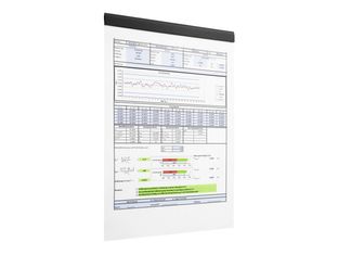 Durable Durafix - 5 Barres d'affichage adhésives 210 mm - noir - pour documents A4 portrait ou A5 paysage