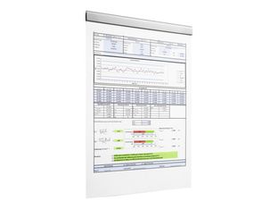 Durable Durafix - 5 Barres d'affichage adhésives 210 mm - argent métallisé - pour documents A4 portrait ou A5 paysage
