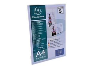 Exacompta - Présentoir porte-visuel incliné - A4 horizontal/vertical