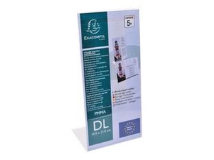 Exacompta - Porte-visuel incliné - format DL horizontal ou vertical