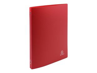 Exacompta Opak - Classeur à anneaux - Dos 20 mm - A4 - pour 100 feuilles - rouge