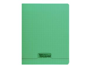 Calligraphe 8000 - Cahier polypro 24 x 32 cm - 48 pages - grands carreaux (Seyes) - vert