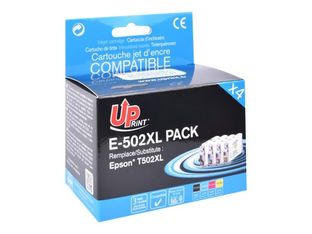 Cartouche compatible Epson 502XL Jumelles - pack de 4 - noir, cyan, magenta, jaune - Uprint